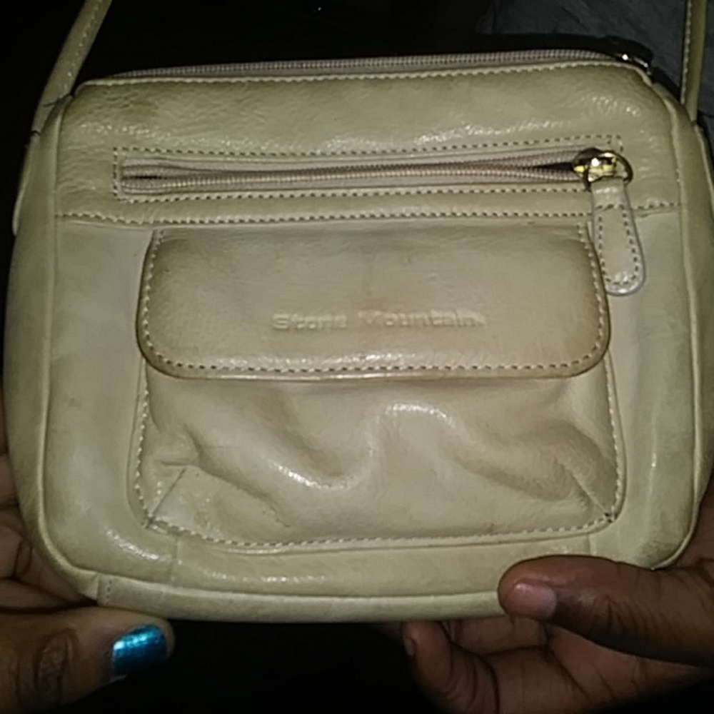 Cream crossbody